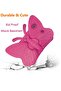 iPad 9th 8th 7th Gen Case Kids, Butterfly Shockproof EVA Foam Stand Cover for iPad 10.2/10.5" - Rose - 3
