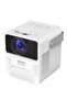 Smart Android 700ANSI Lumens Auto Focus And Auto Keystone 1080P 4K Android 9.0 TV Download Apps Bluetooth WiFi Portable Home Theater Video Projector BBQ7 White