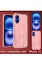 iPhone 16 Magnetic Car Mount Case – Pink Silicone Kickstand with Hand Strap & Multi-Stand Functionality - 7