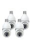 WiFi Light Bulb Camera 360 Degree Wireless Outdoor Security Camera Home Surveillance Cam