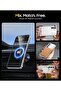 Magnetic Titanium Color Case for Samsung Galaxy S24 with Full Camera Protection - Silver - 6