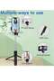 Selfie Stick, Extendable Selfie Stick with LED Fill Light Wireless Remote and Tripod Stand, Portable, Lightweight - 3