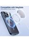 Electroplated Case for iPhone 15 Pro Max, Camera Protection, MagSafe, Shockproof TPU (Blue) - 3