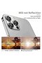 Camera Lens Screen Protector for iphone 15 Pro/iphone 15 Pro Max 2023, 9H Transparent Camera Tempered Glass Grade Protective Cover (Silver) - 3