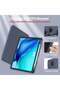 New iPad Pro 11 Inch Case 2022 4th Gen/2021 3rd Gen/2020 2nd Gen with Pencil Holder,Smart iPad Case Support Touch ID and Auto Wake/Sleep with Auto 2nd Gen Pencil Charging Dark Blue - 6