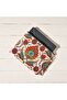 Ethnic Patterned Women's Handbag - Zippered Duck Fabric Cluck Handbag 30X23Cm - 2