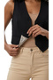 Comfort Jeans Women's Beige Lycra Stretchy High Waist Flared Jeans Trousers - 5