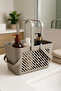6-Piece Gray Multi-Purpose Organizer Basket with Handles Kitchen Bathroom Storage Set - 3