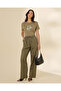 Women's Olive Graphic T-Shirt - 2