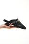 Women's Daily Comfortable Closed-Front Straw Dowry Slippers Black