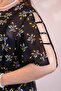 Women's Plus Size Chiffon Floral Dress - 7