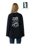 Wide Sleeve Oversize Long Sleeve Black Tshirt 100% Cotton Printed Summer Wear