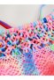 Multi Tie Dye Macrame Macrame Bikini - 6