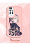 Redmi 10 2022 Compatible Case Camera Protector Pink Silicone Couple Phone Case Girl Pattern - 2