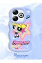 Infinix Smart 8 Compatible Case Camera Protector Blue Silicone Couple Phone Case Powerpuff Pattern - 2