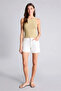 Slim Fit Halter Neck Ribbed Tank Top A8859Ax26Sm - 2
