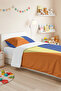 Geometric Blue Young Room Single Pique Set-Hardal Yellow Modern 160X220Cm Quilted Bedspread - 5