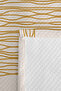Geometric Yellow Young Room Single Pique Set - Modern White 160X220 cm Quilted Bedspread - 7