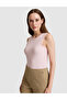 Light Pink Slim Fit Knitted Blouse 50324123-Vr078 - 3