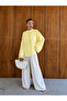 Oversize Design Blouse with Back Zipper - 2