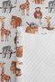 Safari Animals Children's Room Single Pique Set-Pastel Orange 160X220Cm Quilted Bedspread - 7
