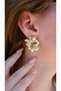 Pearl and Starfish Detail Earrings - 2
