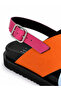 Surface Freja Spain Production Premium Women's Sandals -Orange Pink Blue Detailed- (Handcrafted in Spain) - 6