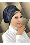 Gold Stone Evening Dress Shawl Bonnet - 3