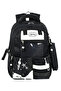 Waddell Imported Quality Waterproof Luxury Primary School Middle School Backpack with Pencil Case Gift-26901 - 3