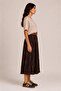 Ethnic Patterned Crushed Skirt - 3