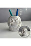 Decorative Pen Holder with Doctor and Nurse Figures - 3D Printed Desktop Organizer