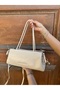 Women's New Season Bow Detailed Large Size Soft Leather Stylish Hand & Shoulder Bag Size: 32 X 14 cm - 7