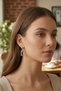 Silver Color Vip Series Tifani Zircon Stone Women's Earrings - Ebj260701W44204 - 3