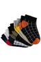 Checkered 5-Pack 2-12 Years Old Boys' Booties Socks - 3