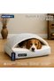 Block Sleeping Pet Bed Small - Blue - Soft & Washable Cat and Dog Bed, with Non Slip Bottom & Sustainable Filling – 50 x 40 x 10 cm - 2