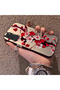 Samsung Galaxy S20 Fe Compatible Silicone Edge Hard Back Case Couple Phone Case with Floral Pattern - 2