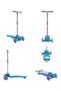 Gtpro Children's Scooter Foldable 3+ Years Old 3 Wheels with Led Lights 50kg Capacity - 4