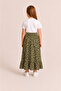 Girl's Long Skirt Summer Patterned Elastic Waist Comfortable Loose Skirt - 2
