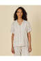 Women Ivory Allover Print Rayon Pajama Set - 2