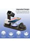3-in-1 Fast Wireless Charging Station for iPhone, Apple Watch, AirPods & Android - Black - 4