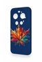Xiaomi Mi 17 Ultra Compatible Colorful Leaf Pattern Silicone Case - 4