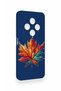 Redmi 14C Compatible Colorful Leaf Pattern Silicone Case - 3