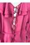 Luna Ruffle Collar Pants Two-Piece Set Burgundy - 3