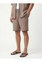 Stitched Detailed Shirt Shorts Set - 5