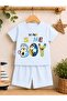 Baby Boy Handsome Boy Printed Cotton Fabric Short Sleeve Shorts Summer Set - 4