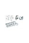 Stainless Steel Pipe Metal Clamp Adjustable Clip 10 Pcs Adjusted Hose Clamp Set of 10 - 3