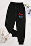 Unisex Az Ötede Yaşa Written Printed Sweatpants