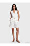 Nevavm Contrast Linen Blend Women's Vest - 2