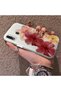 Samsung Galaxy A30 Compatible Silicone Edge Hard Back Case Couple Phone Case with Floral Pattern - 2