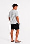 Men's Shorts-T-Shirt Set Breathable Lightweight Fabric Maximum Comfort (Bottom-Top) Combination Black-Grey - 4